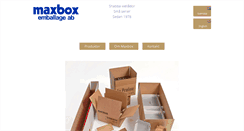 Desktop Screenshot of maxbox.se